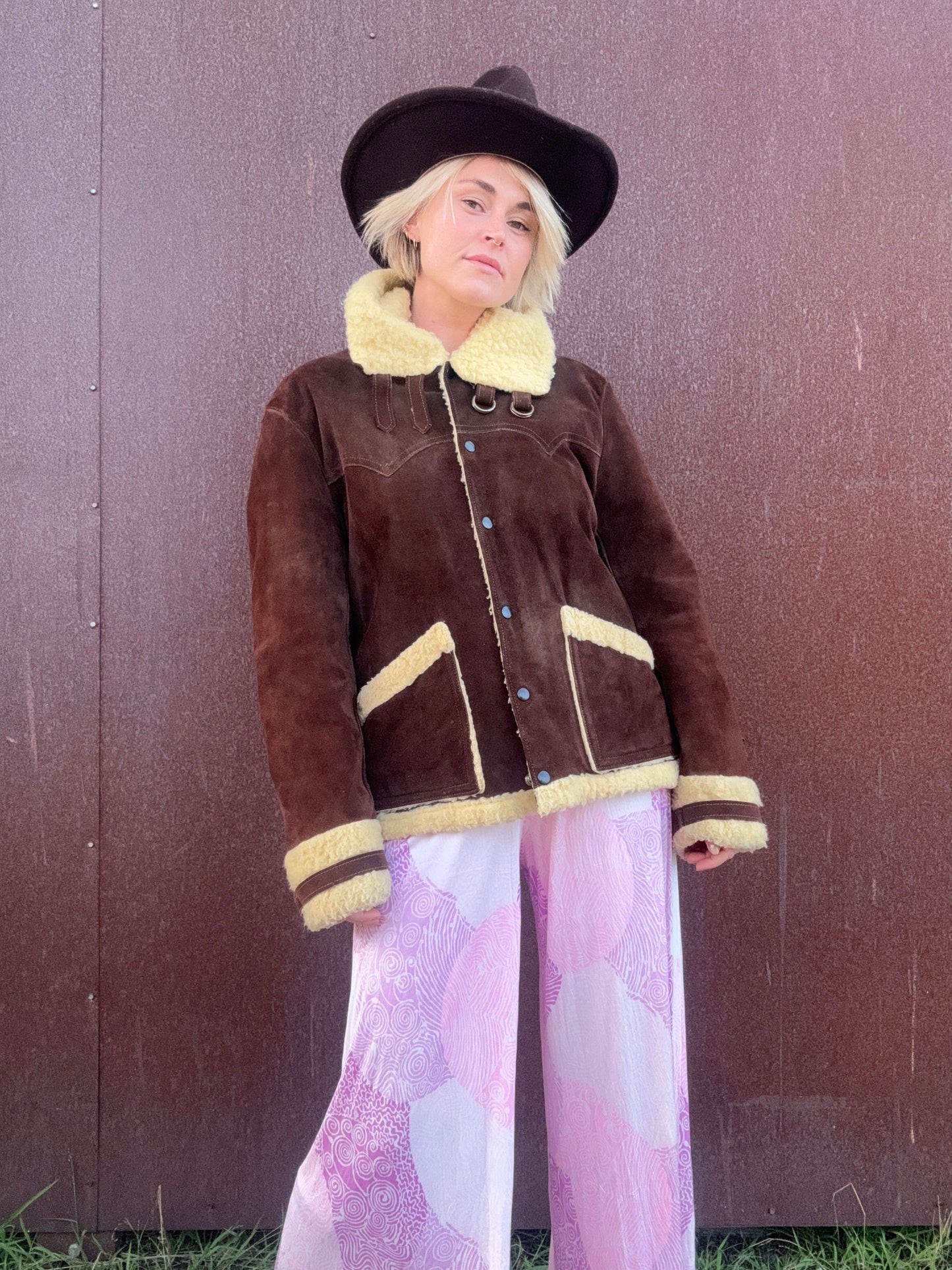 The Rochelle 1970s Suede Jacket