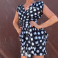 The Amelie 1980s Cotton Mini Dress