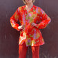 The Fleur 1970s Sheer Blouse