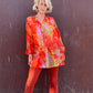 The Fleur 1970s Sheer Blouse
