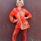The Fleur 1970s Sheer Blouse