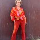 The Fleur 1970s Sheer Blouse