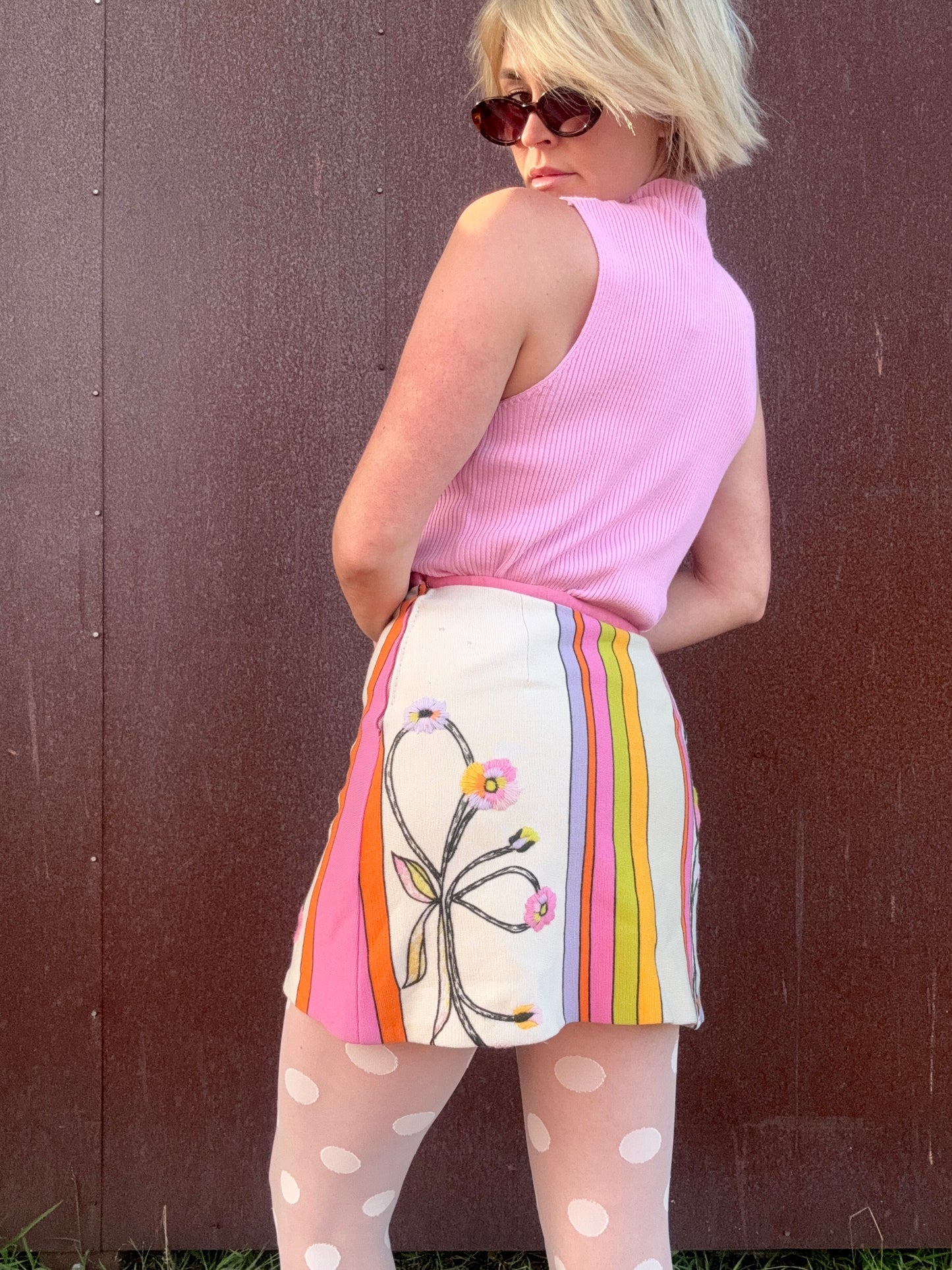 The Mireille 1990s Mock-Neck Knit