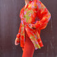The Fleur 1970s Sheer Blouse