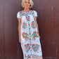 The Joelle 1960s Hand-Embroidered Dress