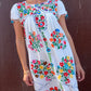 The Joelle 1960s Hand-Embroidered Dress
