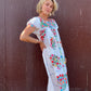 The Joelle 1960s Hand-Embroidered Dress
