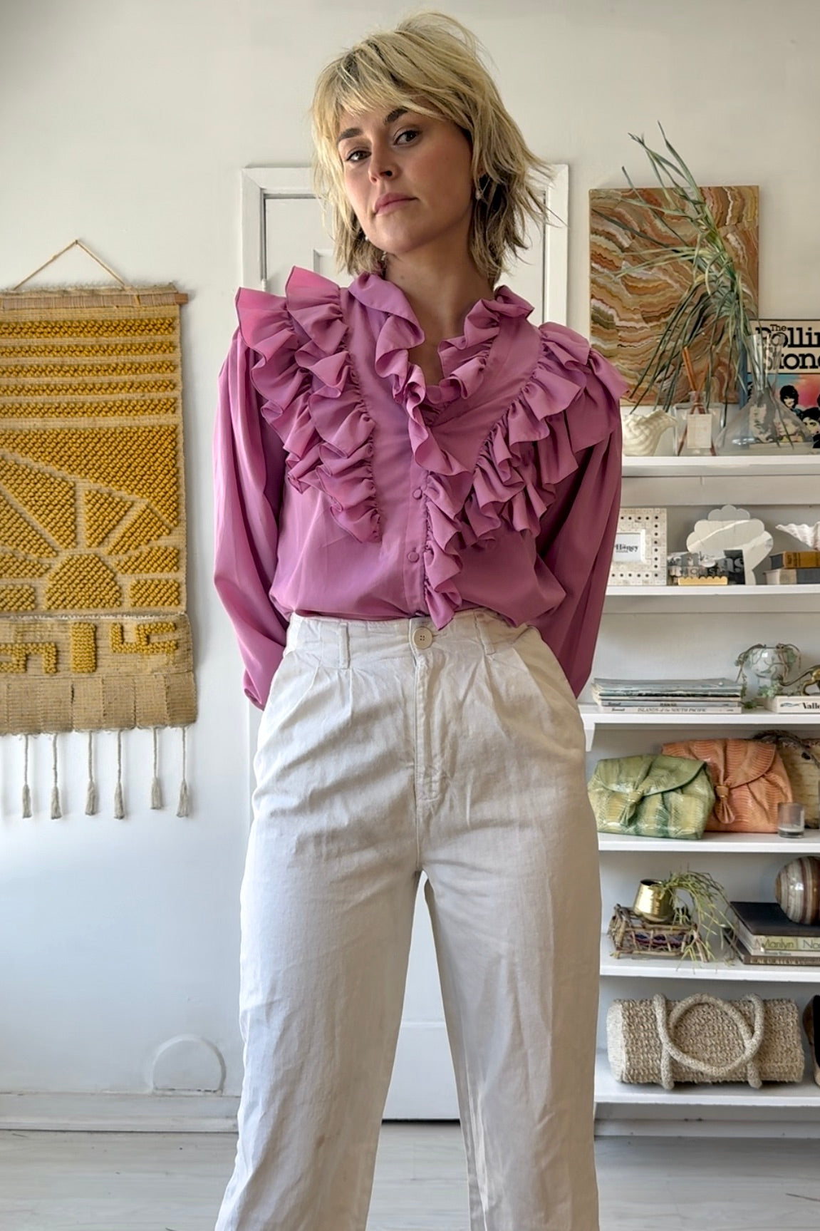 The Ollie Ruffle Blouse