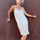 The Lydia 1990s Silk Slip