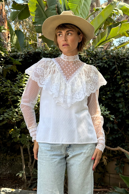 The Vickie Lace Blouse