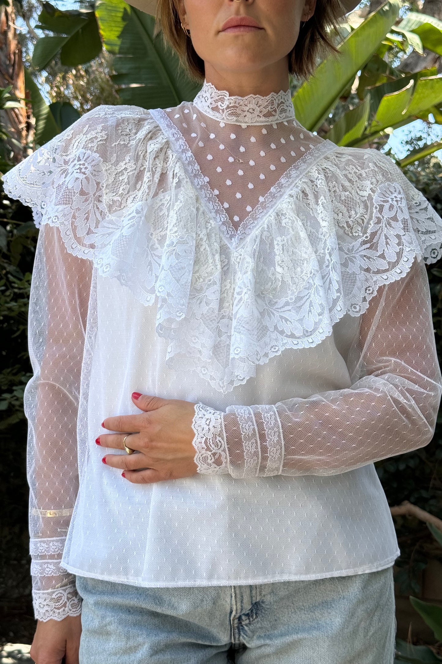 The Vickie Lace Blouse