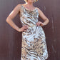 The Miranda 1990s Cowlneck Dress