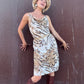 The Miranda 1990s Cowlneck Dress