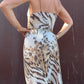 The Miranda 1990s Cowlneck Dress