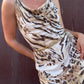 The Miranda 1990s Cowlneck Dress