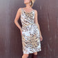 The Miranda 1990s Cowlneck Dress