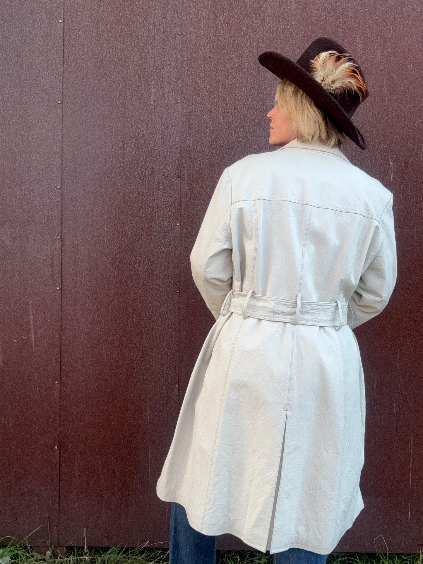 The Laurel Leather Coat