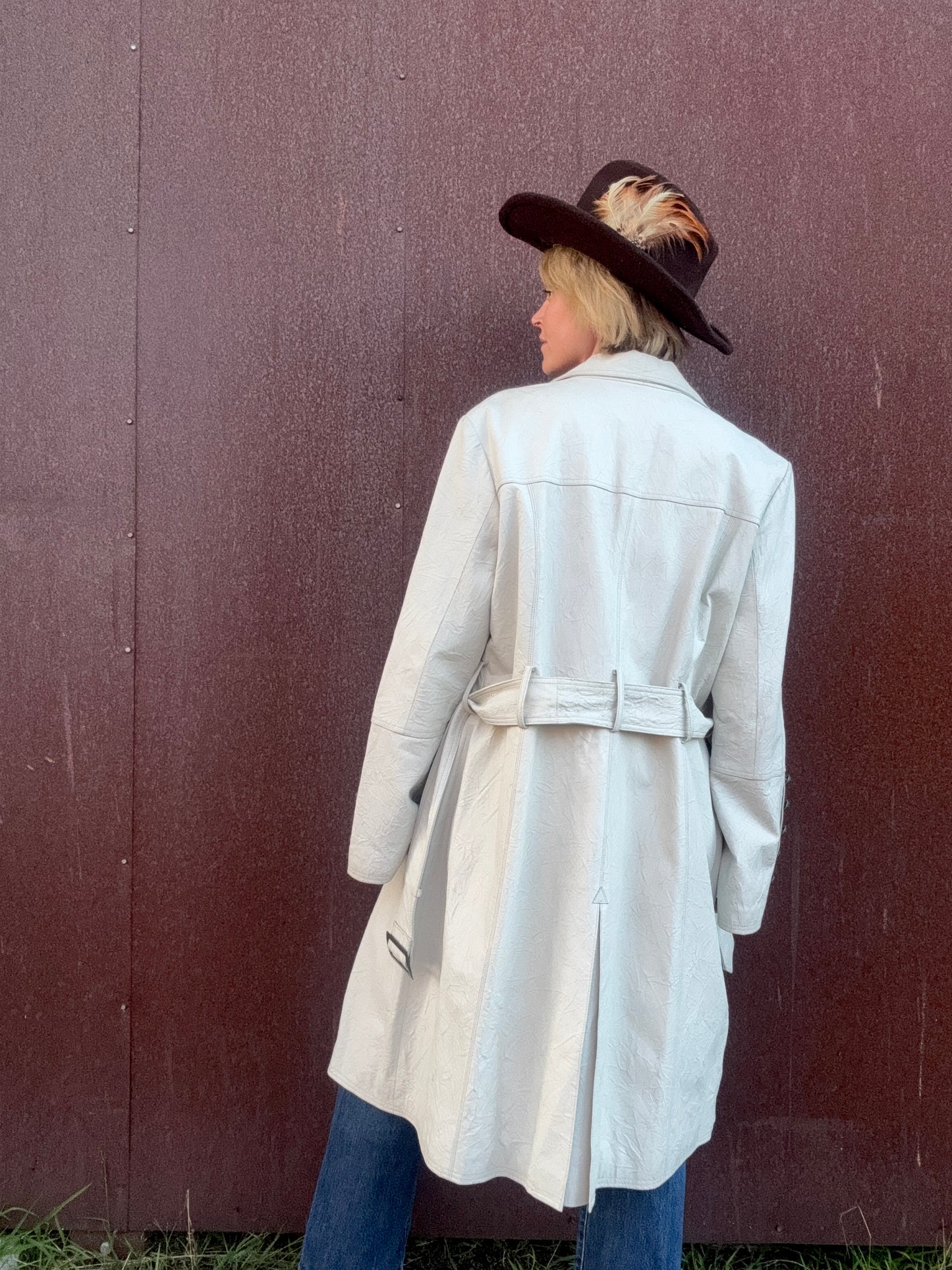 The Laurel Leather Coat