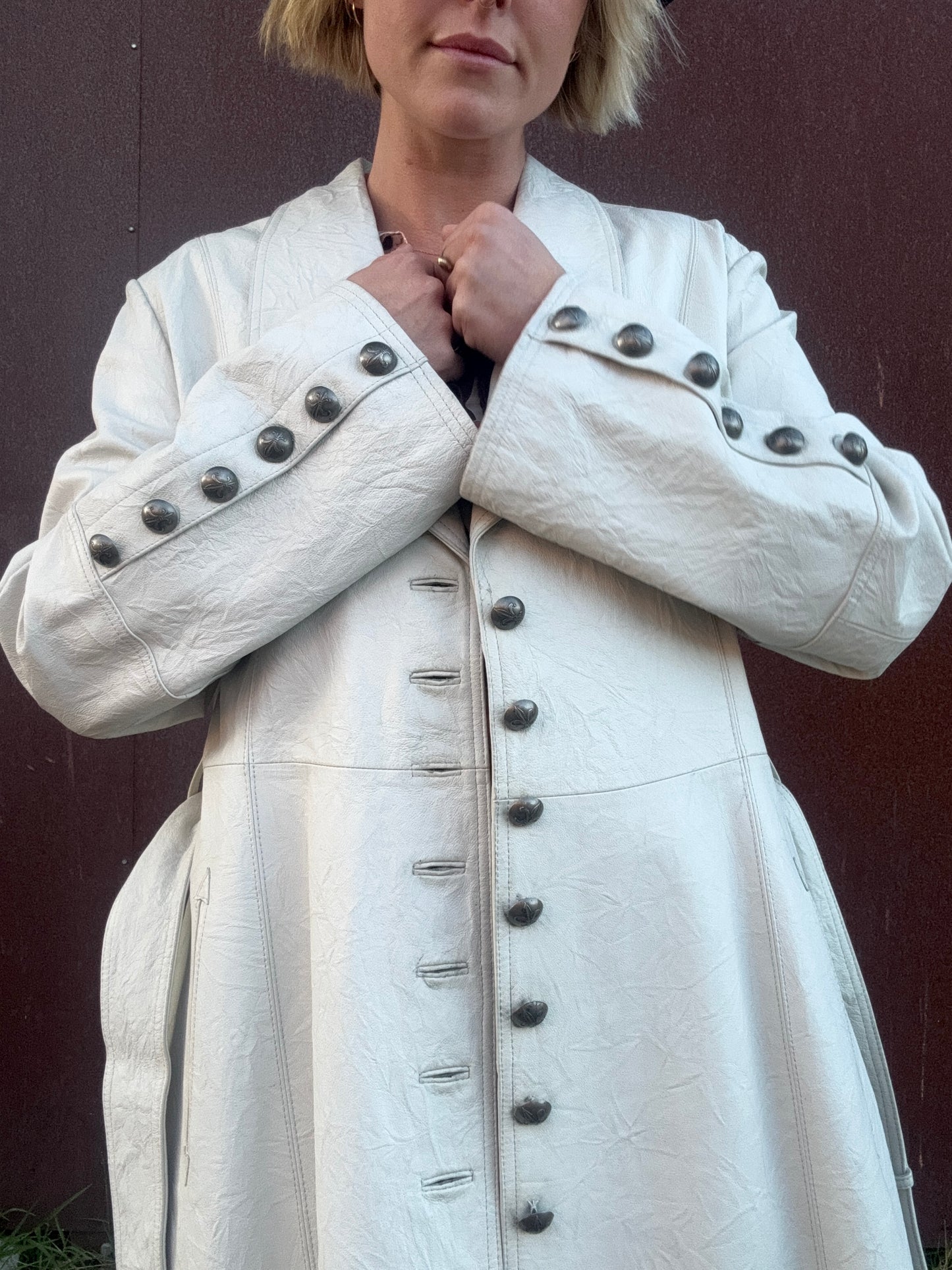 The Laurel Leather Coat