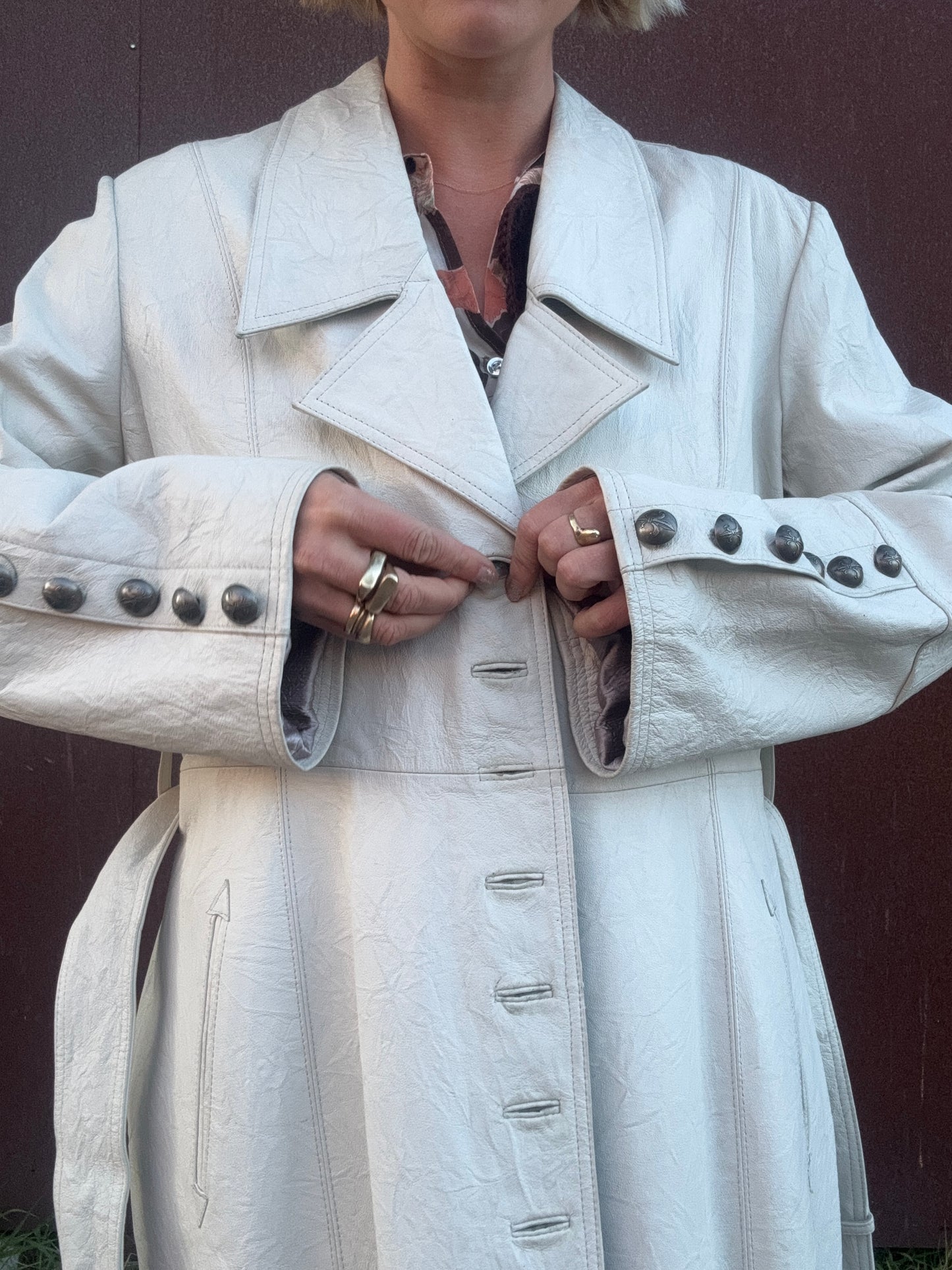 The Laurel Leather Coat
