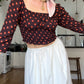 The Raven Polka Dot Top