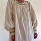 The Maria 1970s Embroidered Dress