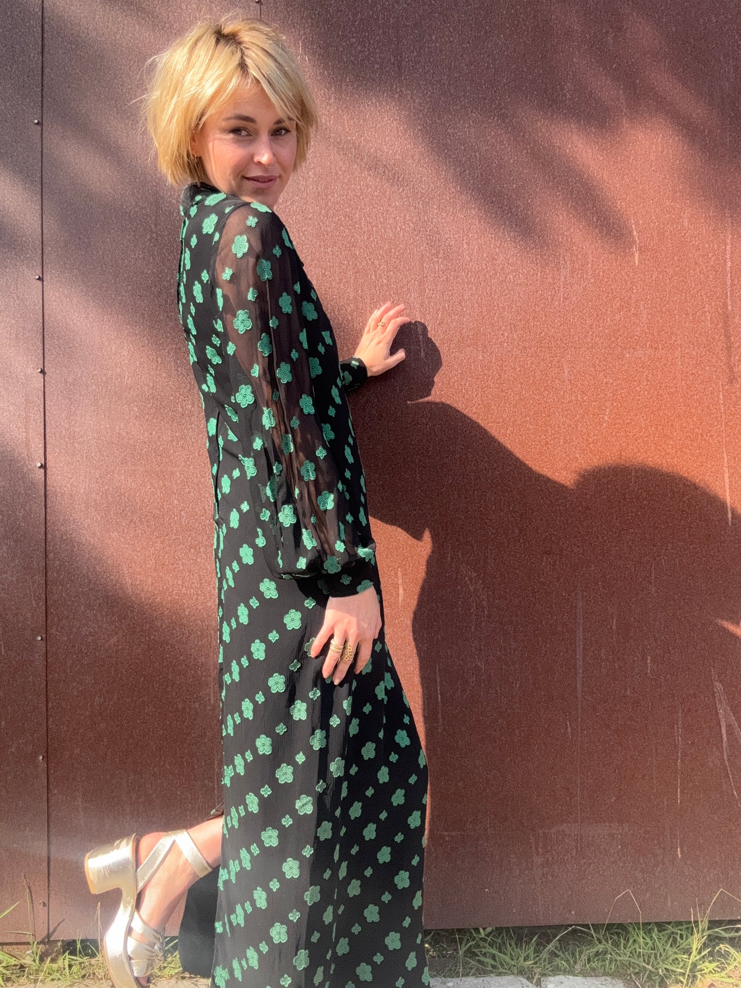 The Jon Mandl 1960s Chiffon Maxi Dress