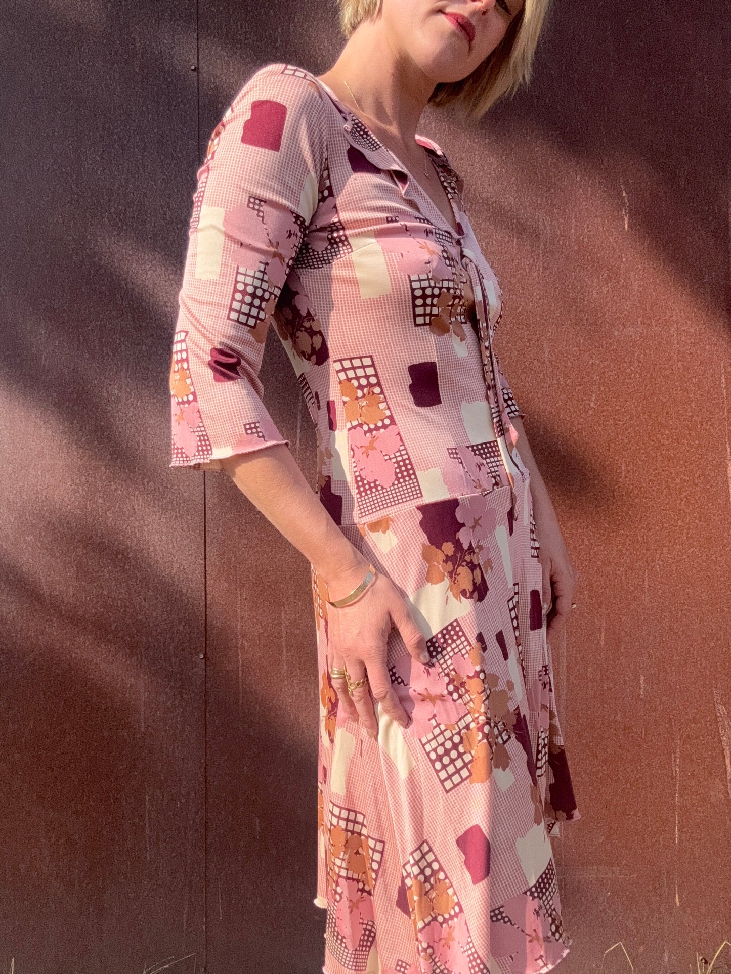 The Marcella 1970s Silk Dress