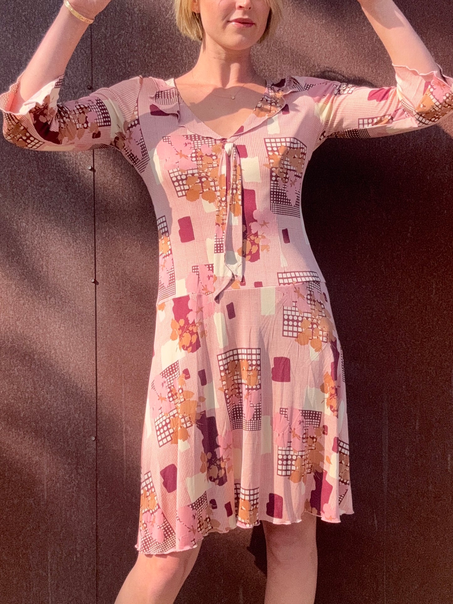 The Marcella 1970s Silk Dress