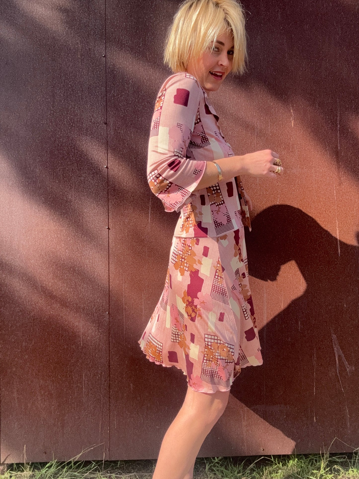 The Marcella 1970s Silk Dress