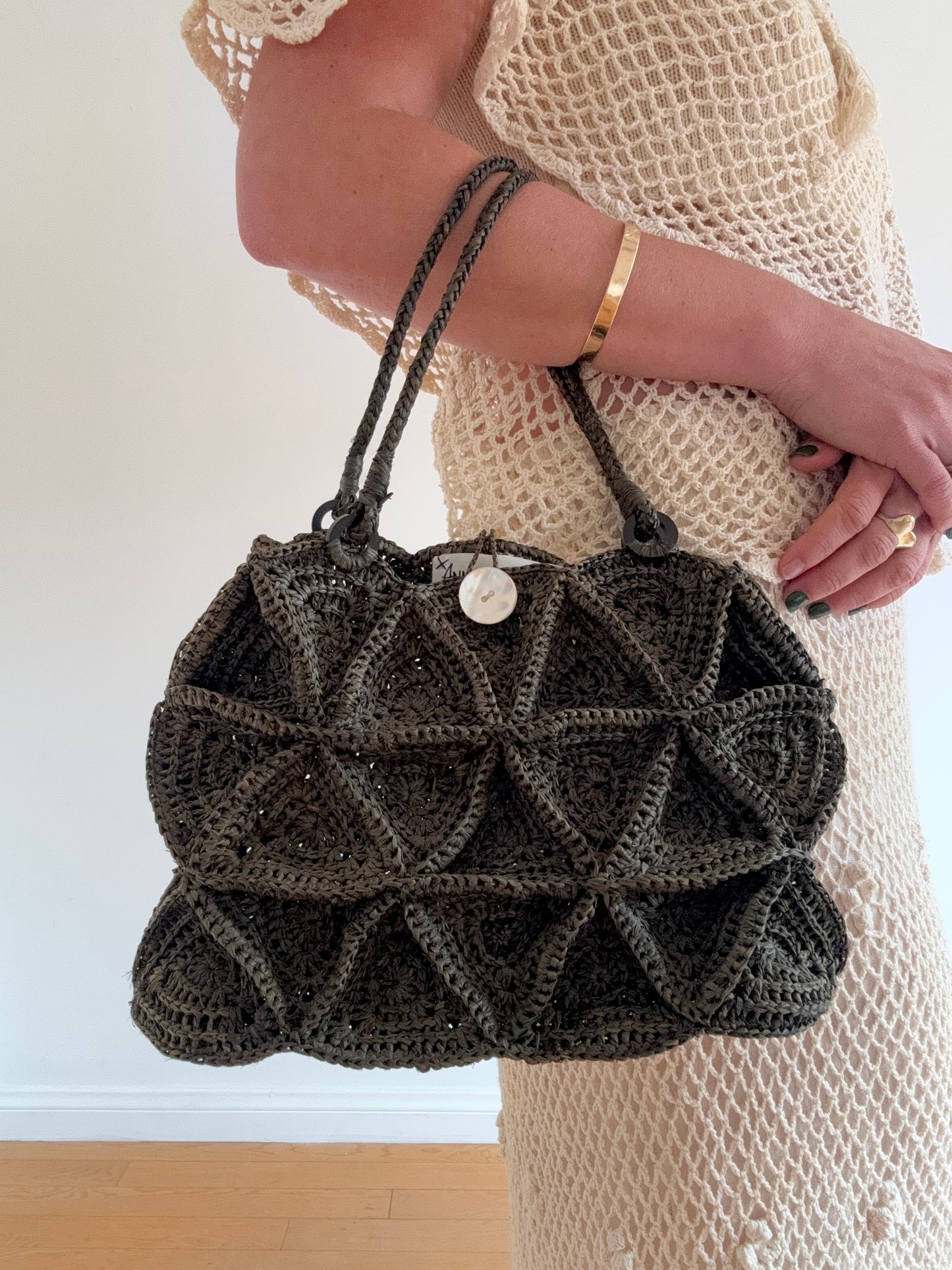 The Annabel Ingall Raffia Bag