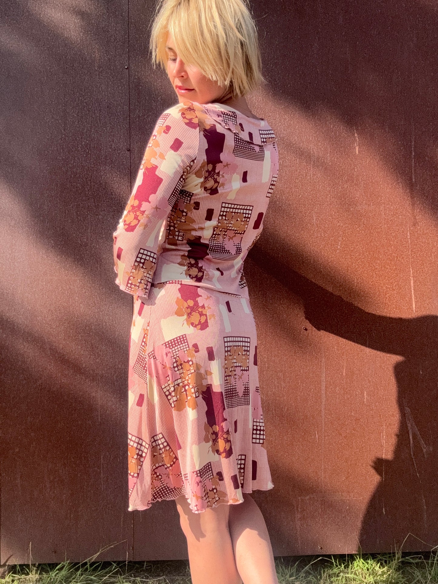 The Marcella 1970s Silk Dress