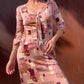 The Marcella 1970s Silk Dress