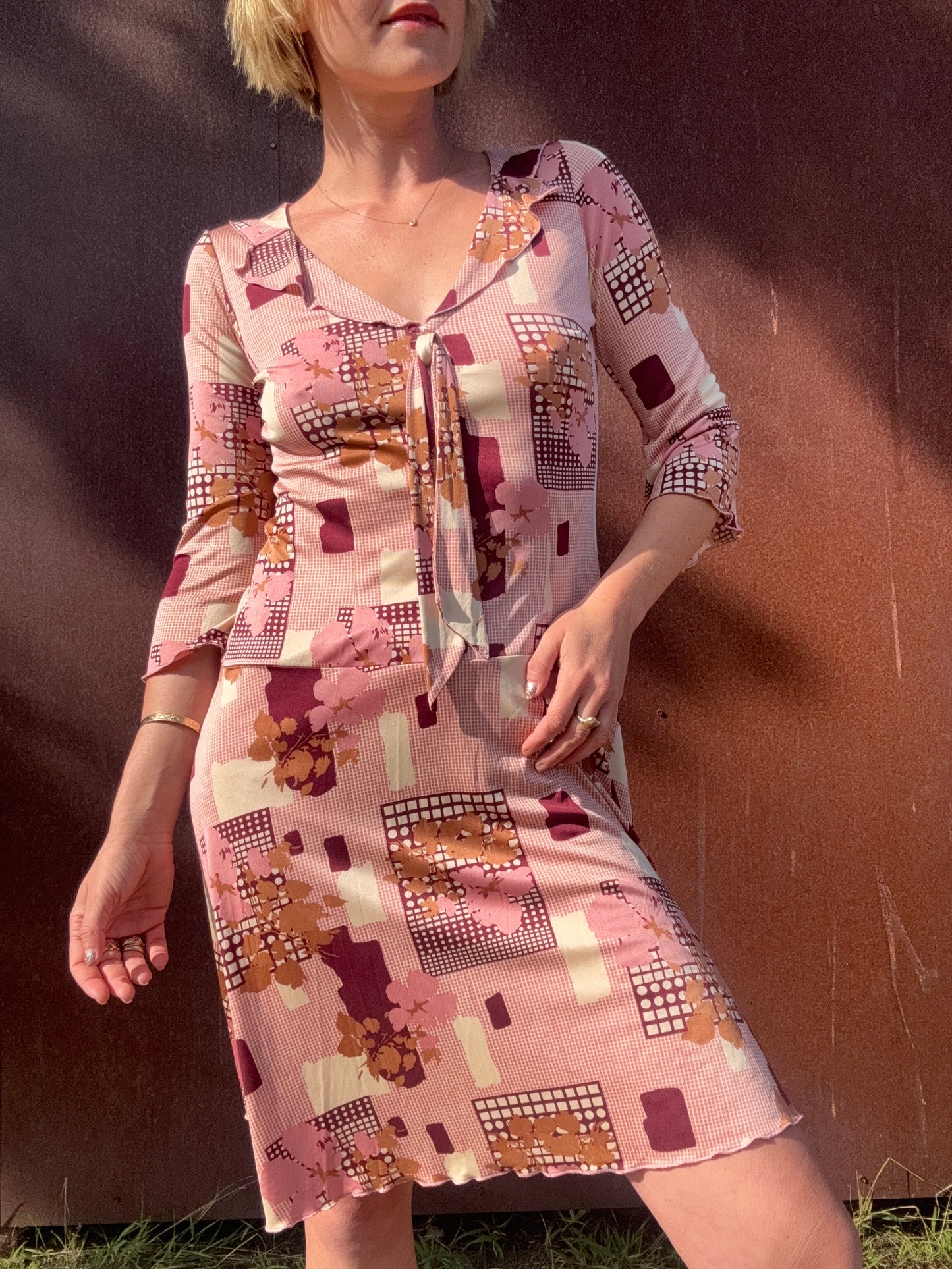 The Marcella 1970s Silk Dress