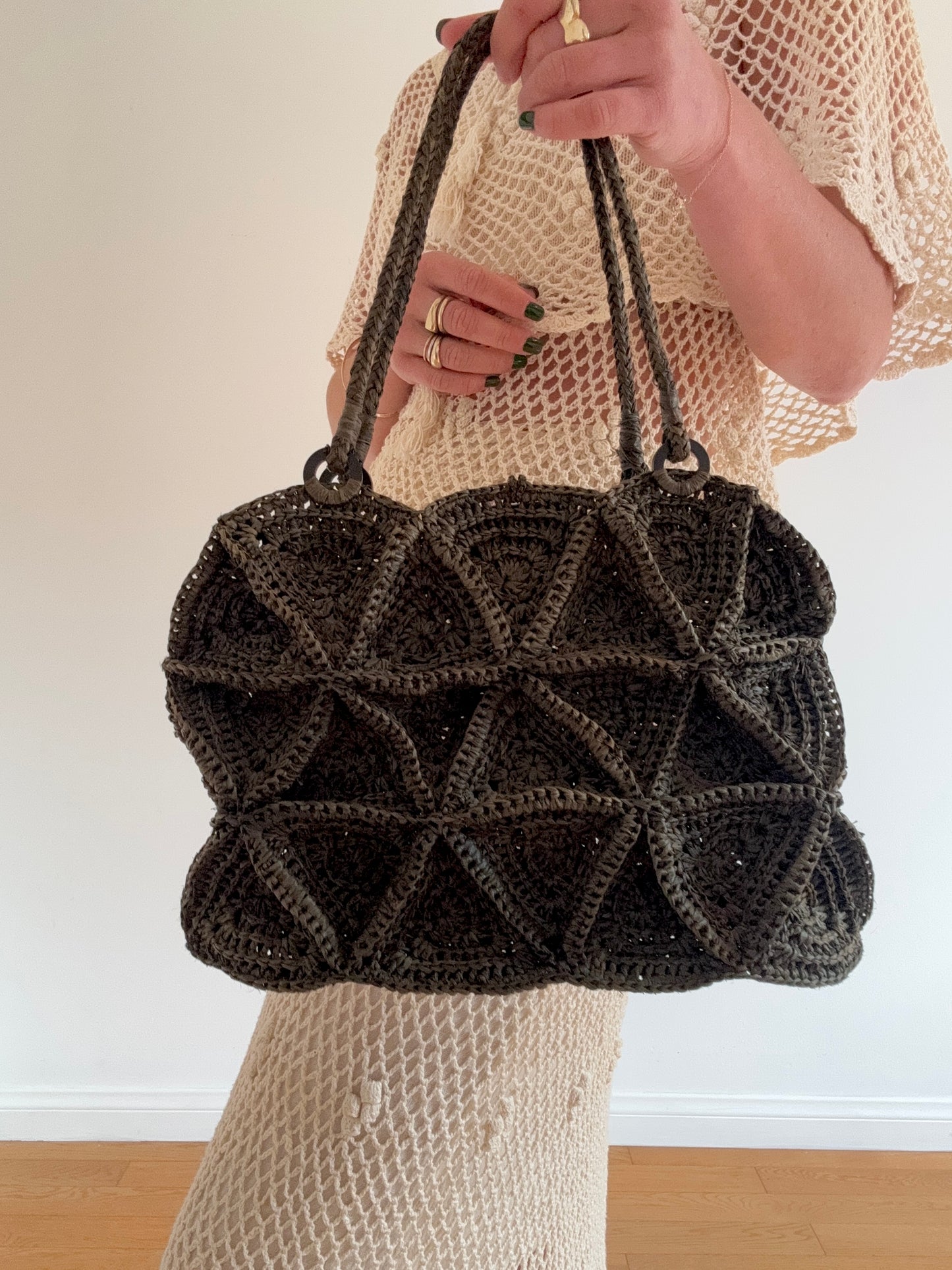 The Annabel Ingall Raffia Bag