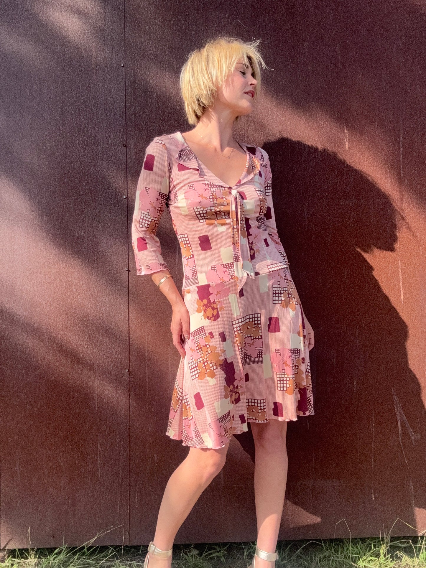 The Marcella 1970s Silk Dress