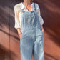 The Wrangler Pinstriped Overalls