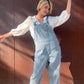 The Wrangler Pinstriped Overalls