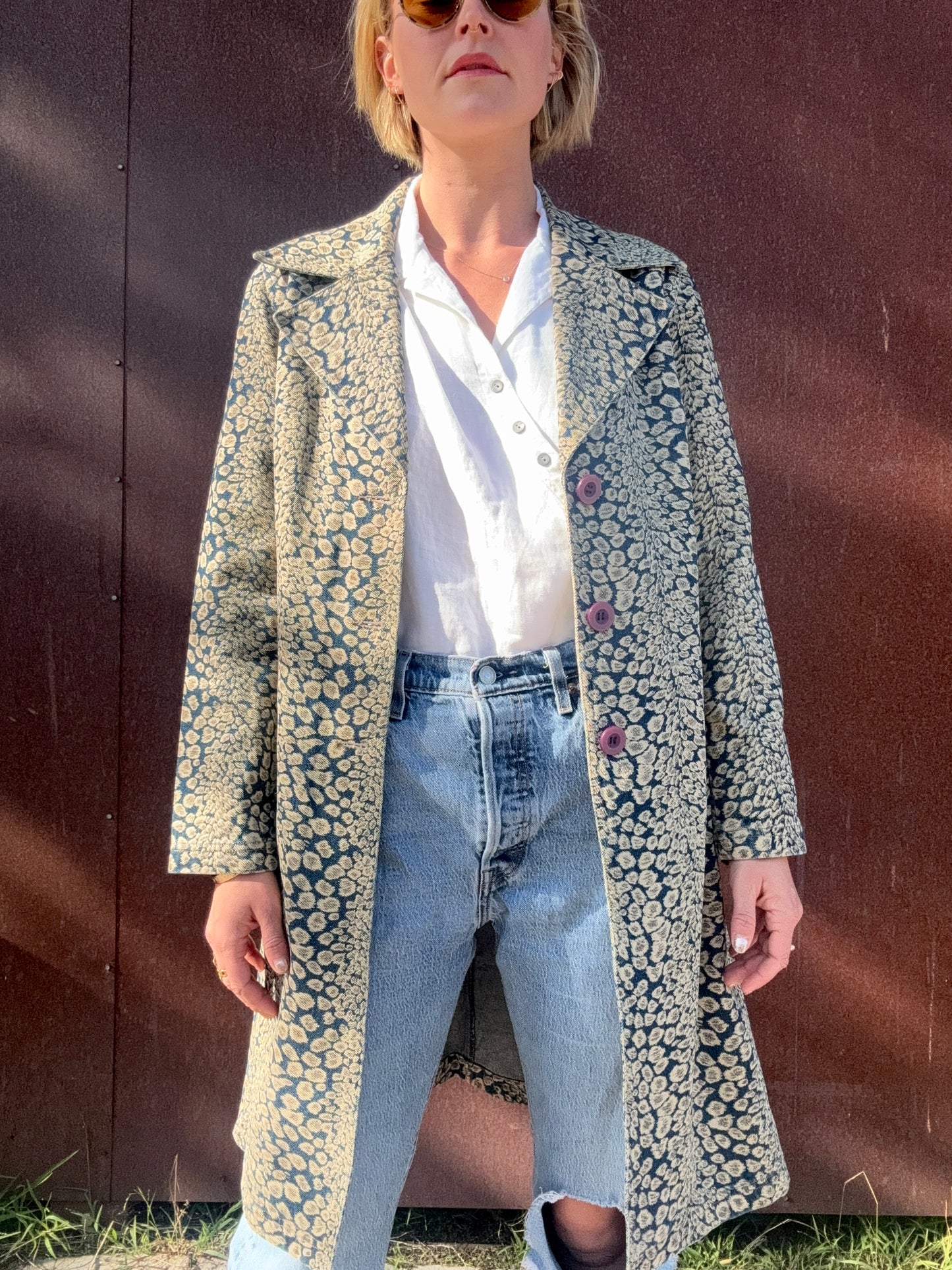 The Seraphina 1980s Denim Coat