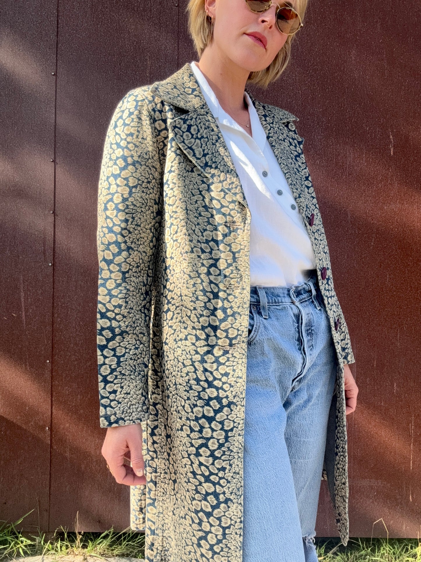 The Seraphina 1980s Denim Coat