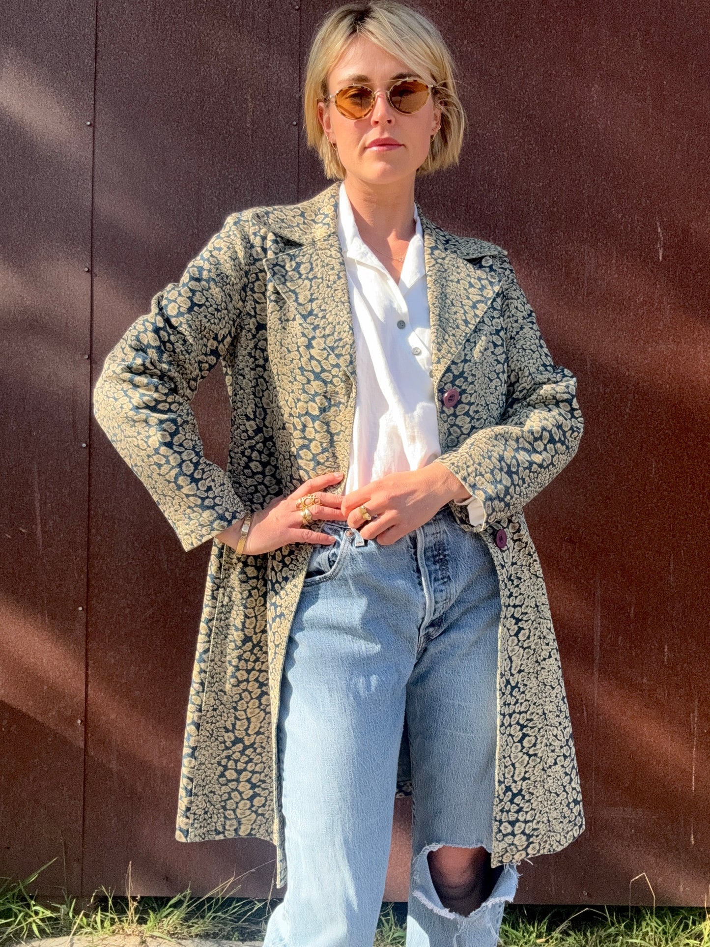 The Seraphina 1980s Denim Coat