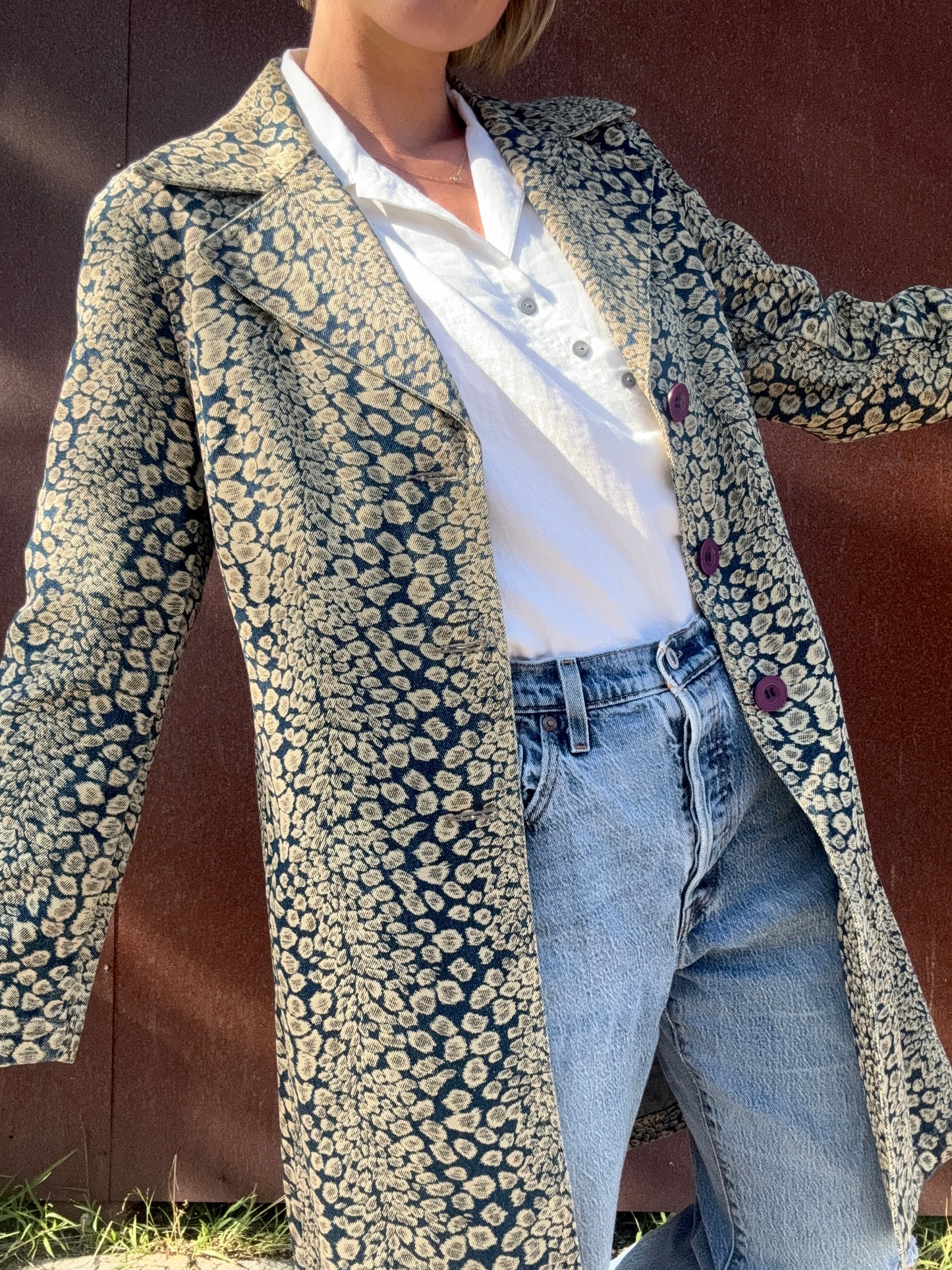 The Seraphina 1980s Denim Coat