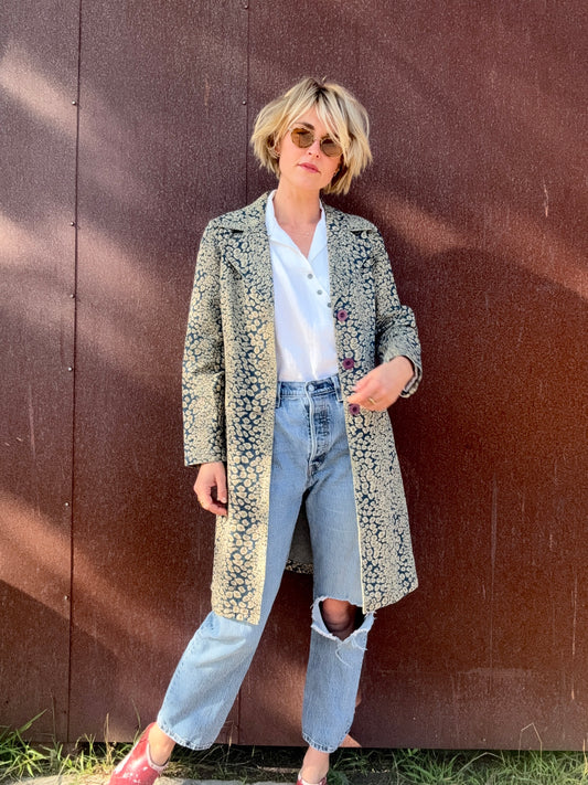 The Seraphina 1980s Denim Coat