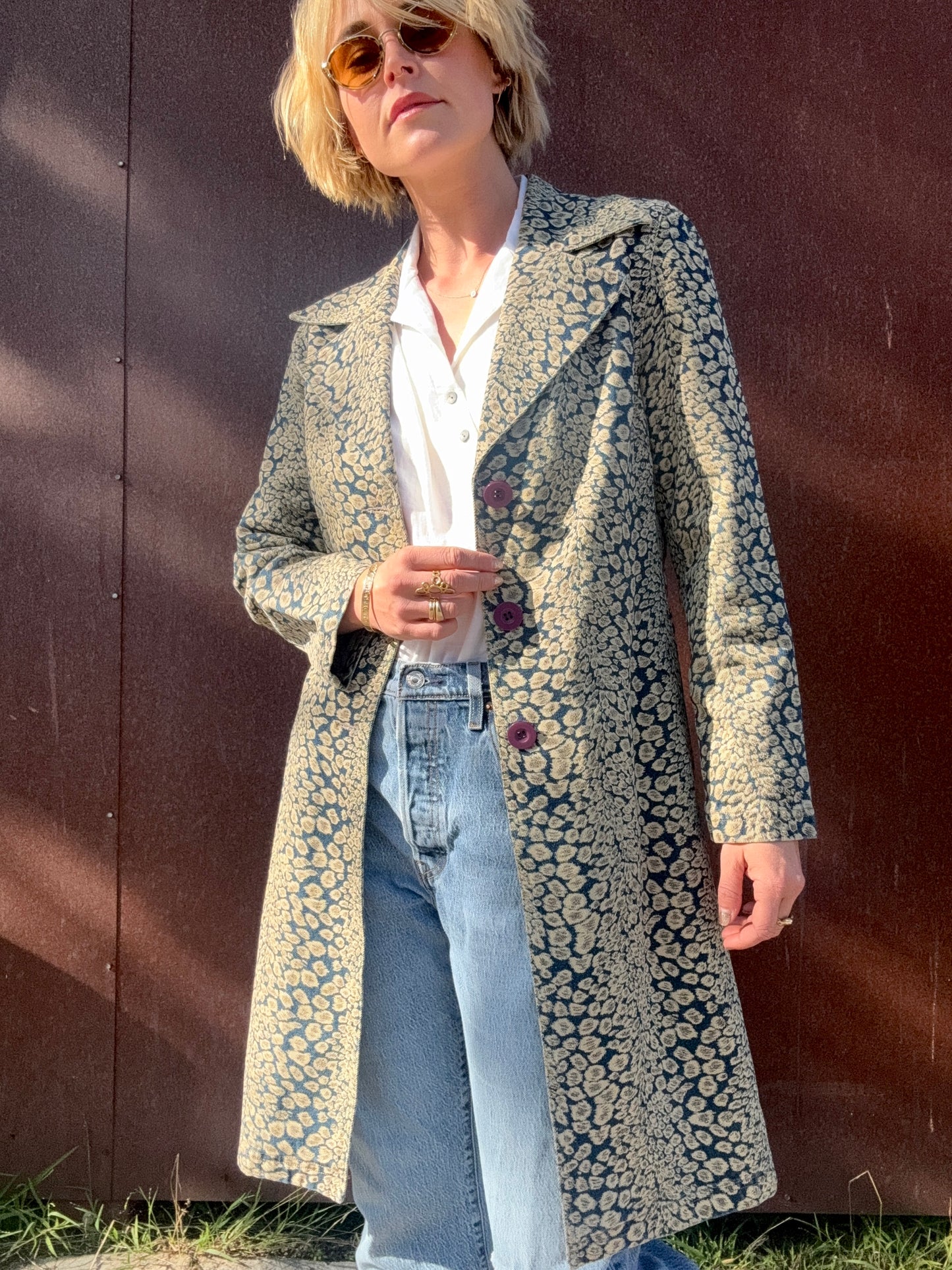 The Seraphina 1980s Denim Coat