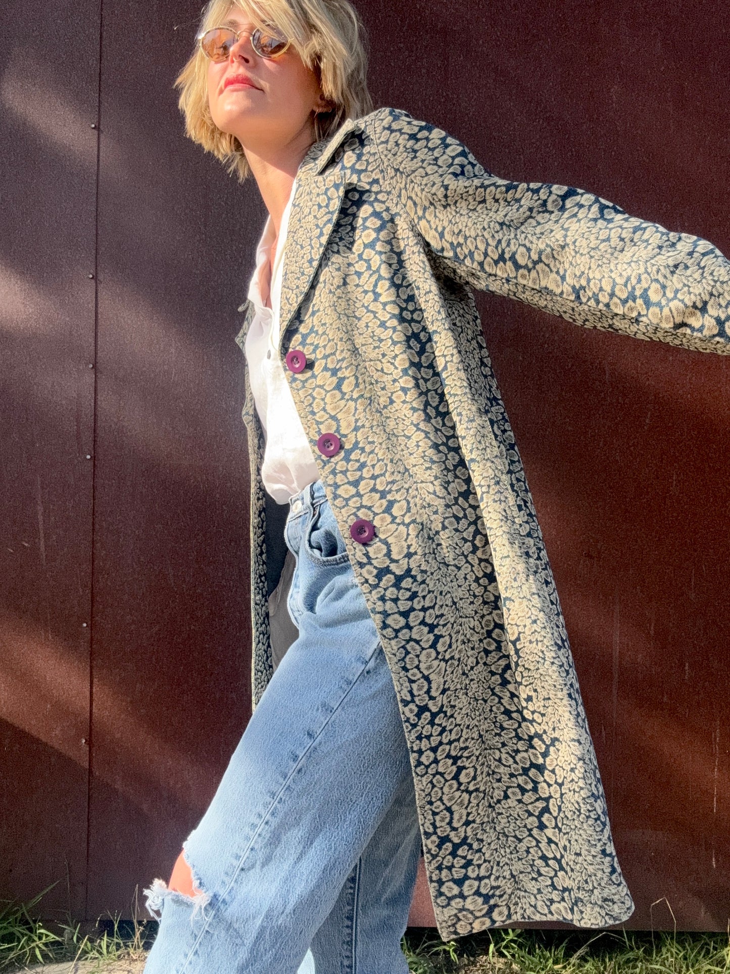 The Seraphina 1980s Denim Coat