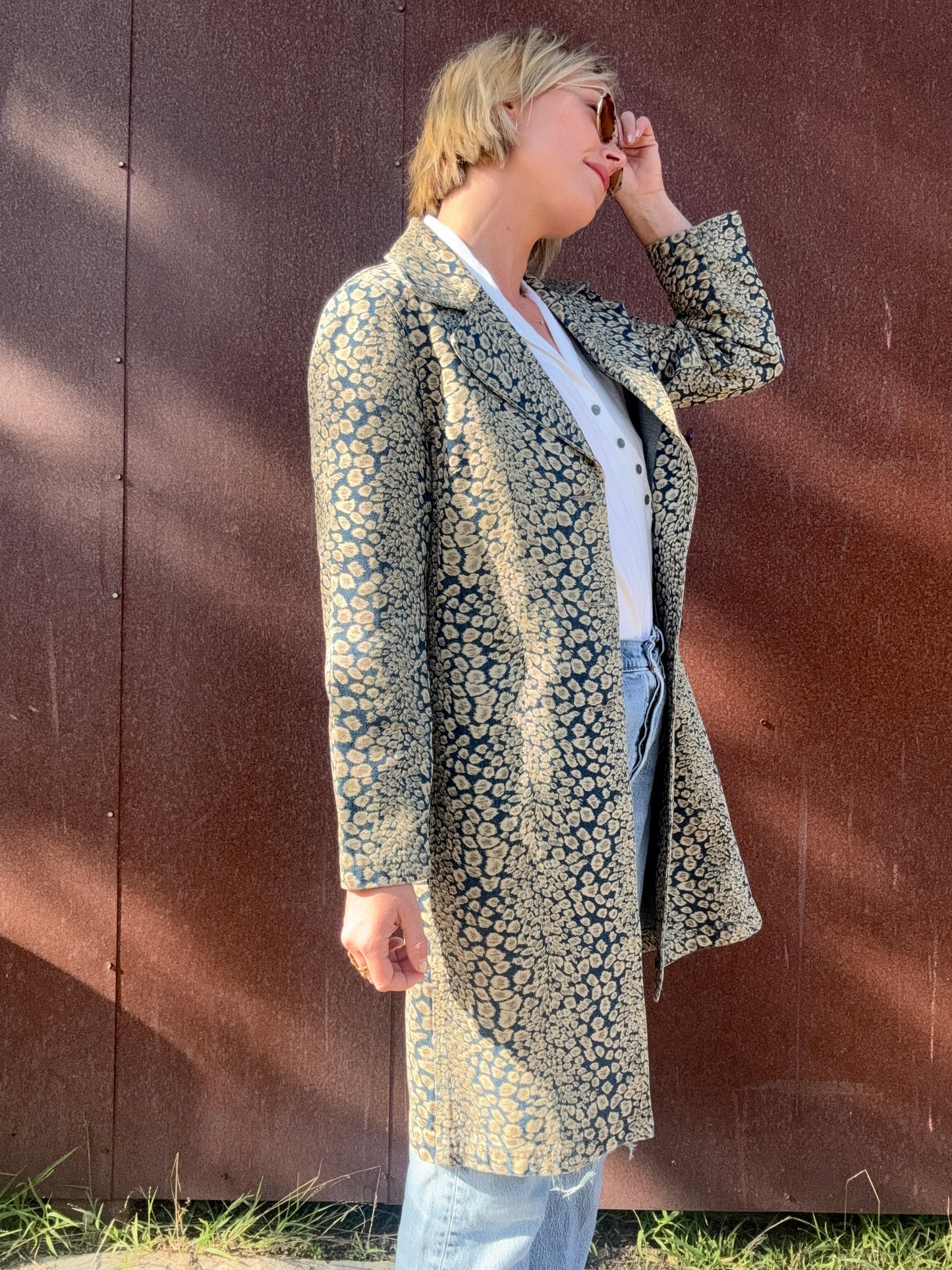 The Seraphina 1980s Denim Coat