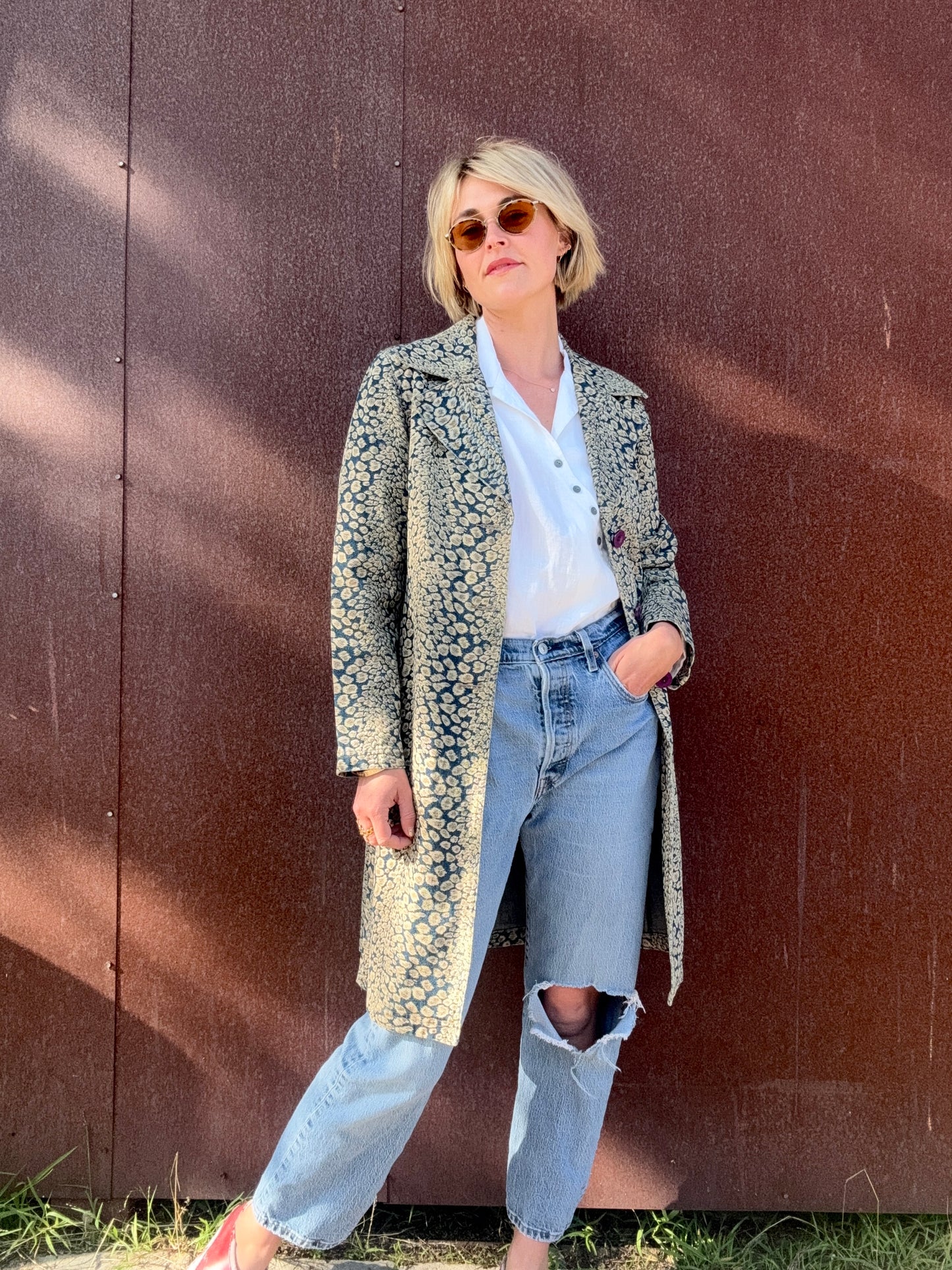 The Seraphina 1980s Denim Coat