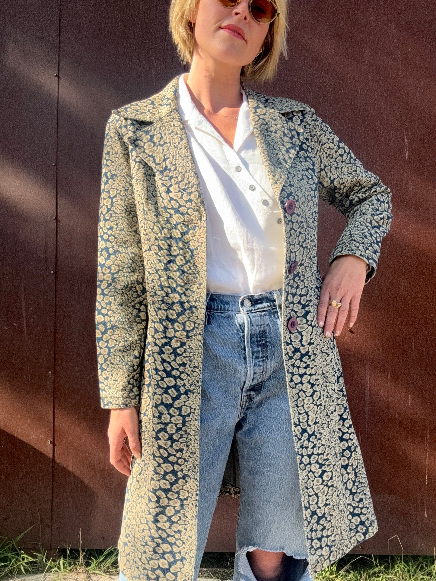 The Seraphina 1980s Denim Coat