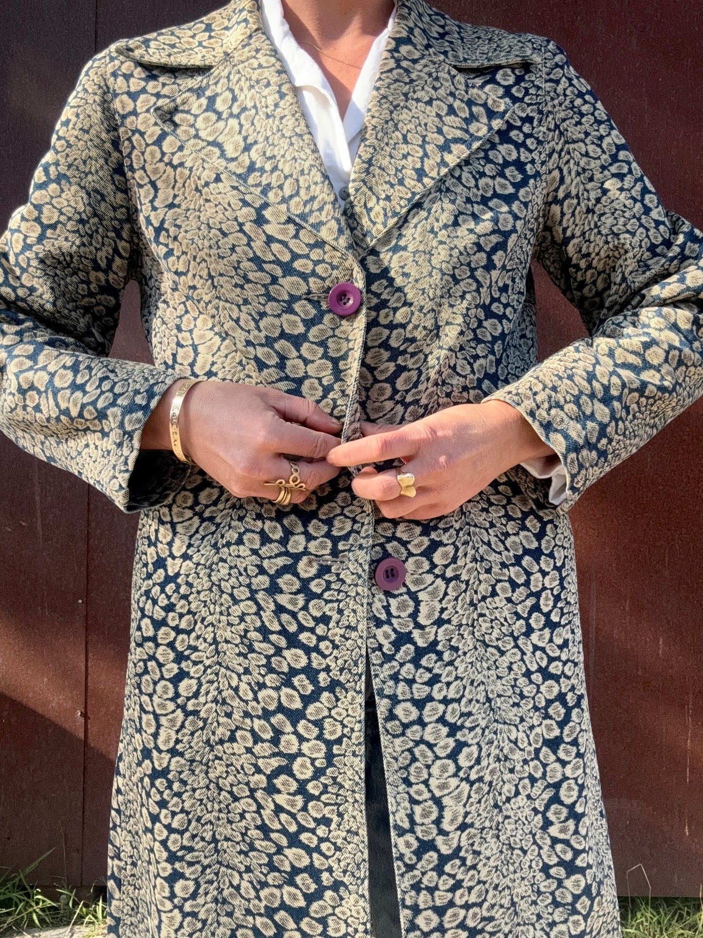 The Seraphina 1980s Denim Coat