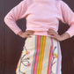 The Livia 1970s Hand Embroidered Wool Skirt